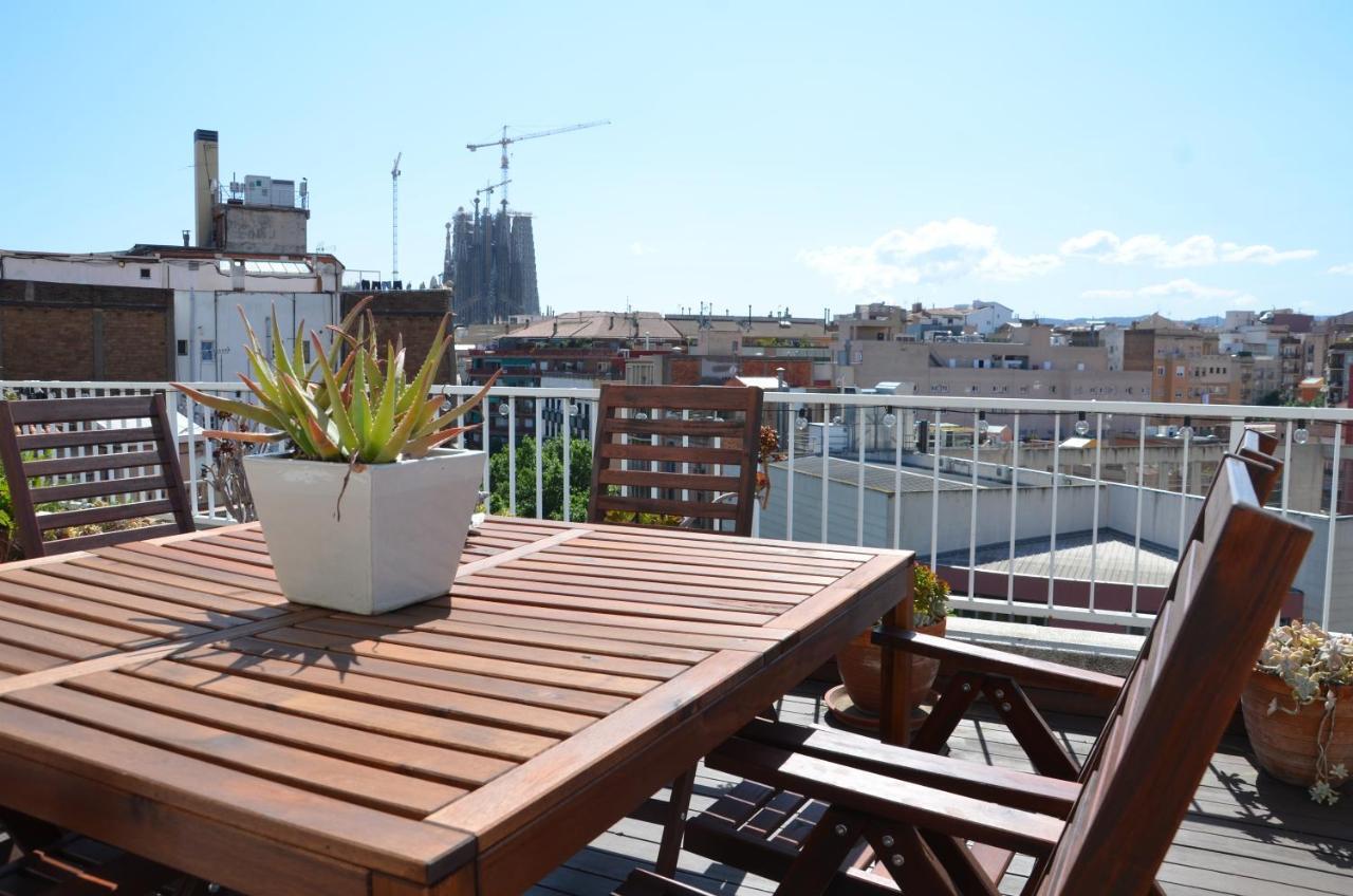 Barcelona Sunny Terrace Daire Dış mekan fotoğraf